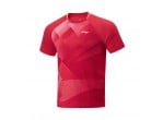 Voir Table Tennis Clothing Li-Ning T-Shirt AAYU031-3C red