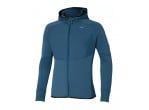 Voir Table Tennis Clothing Mizuno Jacket Warmalite Warmalite Hybrid FZ blue wing teal