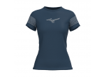 Voir Table Tennis Clothing Mizuno Lady Athletics Mizuno Tee Blue Wing Teal