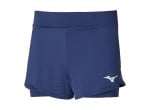 Voir Table Tennis Clothing Mizuno Lady Flex Short 62GBB73515 Estate blue