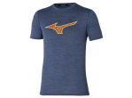 Voir Table Tennis Clothing Mizuno T-shirt Core RB Tee estate blue