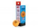 Voir Table Tennis Balls Nittaku Nexcel 40+ 3*** ITTF 3 balle (jaune)