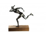 Voir Table Tennis Accessories Trophy Sculpture Player Bronze