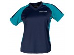 Voir Table Tennis Clothing Tibhar Shirt Mundo Lady navy/petrol