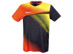 Voir Table Tennis Clothing Tibhar T-Shirt Azur orange/black