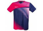 Voir Table Tennis Clothing Tibhar T-Shirt Azur pink/dark blue