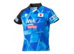 Voir Table Tennis Clothing Victas Japan National Team Shirt 2024 blue