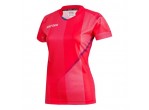 Voir Table Tennis Clothing Victas V-Ladyshirt 220 red/navy