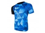 Voir Table Tennis Clothing Victas V-Shirt 227 blue/black
