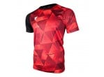 Voir Table Tennis Clothing Victas V-Shirt 227 red/black